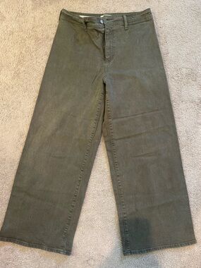 Universal Thread Sailor Wide-Leg Pants in Olive Green